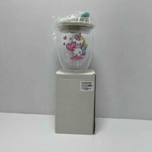 VASO DOBLE PARED TAPA ESTAMPADO