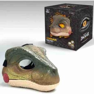 MÁSCARA CABEZA DINOSAURIO PILAS SONIDO