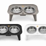 COMEDERO MASCOTA DOBLE MESA LUJO RAZA GRANDE