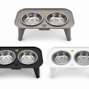 COMEDERO MASCOTA DOBLE MESA LUJO RAZA GRANDE