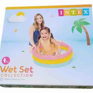 PISCINA INFLABLE ARCO IRIS 61X22 REDONDA