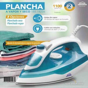 PLANCHA VAPOR ROPA HOME ELEMENTS