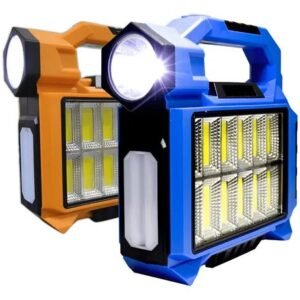 BOMBILLO SOLAR RECARGABLE HELICE 4 ESFERAS