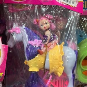 CABALLO CRIN LARGA CON MUÑECA