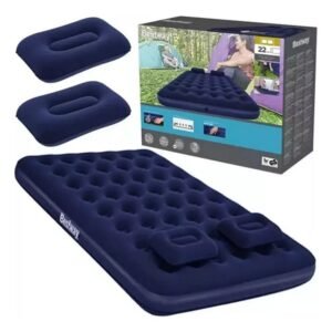 COMBO COLCHON INFLABLE DOBLE