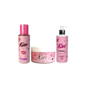 Combo de Splash + Crema Victoria + Mantequilla Corporal Escarchada Inspirada En Pomegranate & Lotus De Victoria'S Secret | Kiss