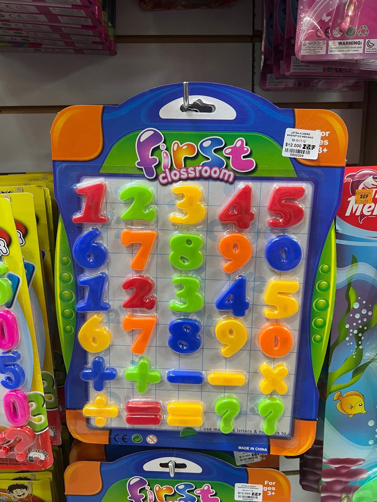 ENCARTONADO LETRA - NUMERO GRANDE