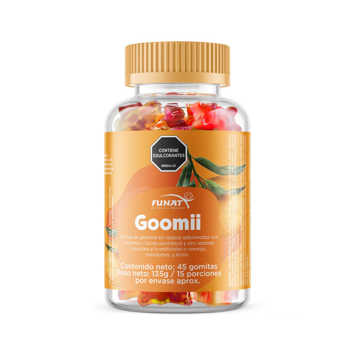 Gomitas con Vitamina C + Zinc x 45 Und