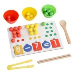 JUEGO MESA MATEMATICO BOLITAS MADERA
