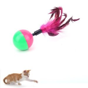 JUGUETE MASCOTA PELOTA PLUMA