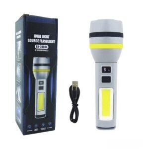 LINTERNA RECARGABLE METAL SOLAR