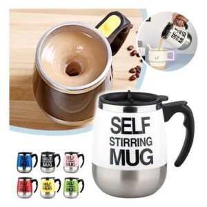 MUG POCILLO MEZCLADOR PLASTICO