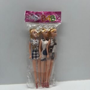 MUÑECA FLACA X3 ARTICULADA BOLSA