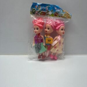 MUÑECA PEQUEÑA X3 BOLSA ARTICULADA