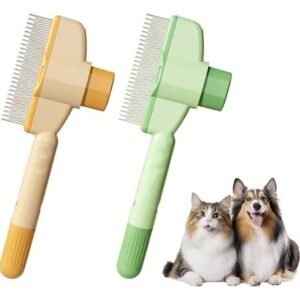 PEINE MASCOTA PULGAS BOTON