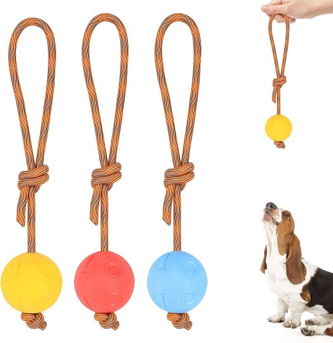 PELOTA MASCOTA LAZO