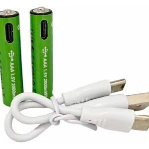 PILA RECARGABLE AAA X4 CON PUERTO
