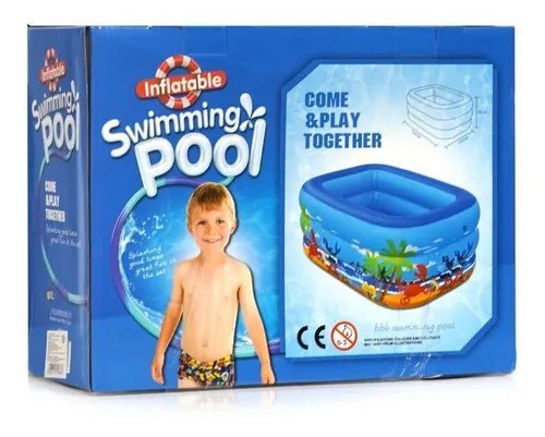 PISCINA INFLABLE 130 X85 X48 CM