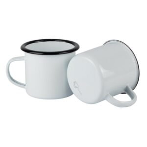 POCILLO METALICO ESMALTADO 130 ML