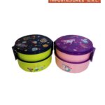 PORTA COMIDA INFANTIL REDONDO X2