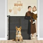 PUERTA MALLA MASCOTA RETRACTIL