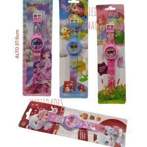 RELOJ INFANTIL ECONOMICO ENCARTONADO