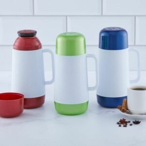 TERMO 1 LITRO PLASTICO VIDRIO TIPO IMUSA