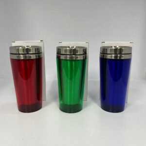 TERMO CILINDRICO 500 ML PLASTICO METAL