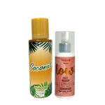 Dúo de Splash Inspirada en Victoria's Secret Coconut + Perfume del Cabello Glowy Yandor