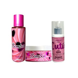 Kit de Splash y Mantequilla Corporal con Escarcha de Bombon + Perfume del Cabello (Bombon, Cutie)
