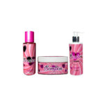 Combo de Splash + Crema Victoria + Mantequilla Corporal Escarchada Inspirada en Juiced Berry De Victoria's Secret | Bombón