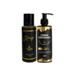 Dúo de Splash + Crema Perfumada Para Hombre Inspirado En Amber Rouge de Orientica | Rouge (250 ml)