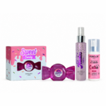Combo Perfume Inspirado En Rush Cake De Victoria's + Splash Polvo De Hadas Purple + Perfume Para el Cabello Cutie